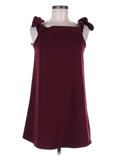 Pre-owned Miami Casual Dress In Burgundy