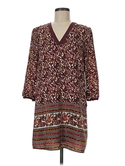 Pre-owned Miami Casual Dress In Burgundy