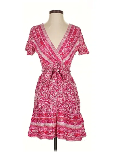 Pre-owned Miami Casual Dress In Pink
