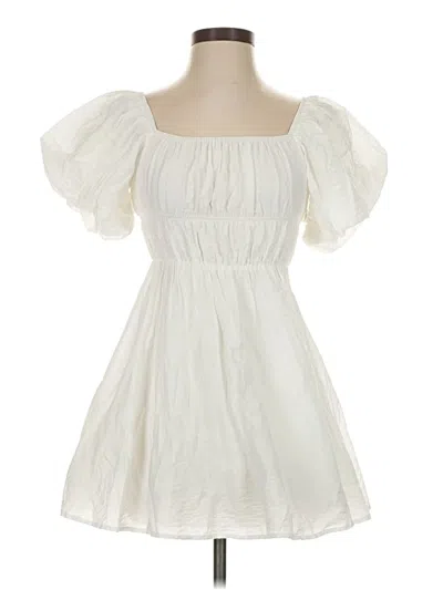 Pre-owned Miami Casual Dress In White
