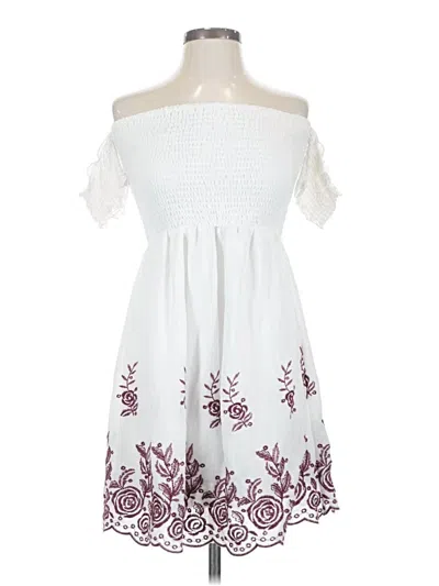 Pre-owned Miami Casual Dress In White