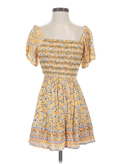 Pre-owned Miami Casual Dress In Yellow