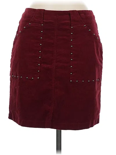 Pre-owned Miami Casual Skirt In Burgundy