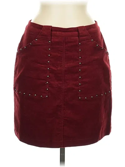 Pre-owned Miami Casual Skirt In Burgundy