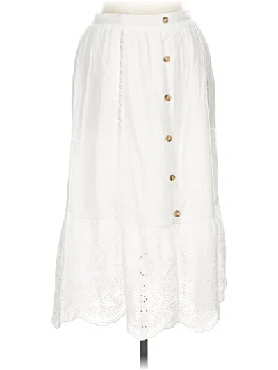 Pre-owned Miami Casual Skirt In White