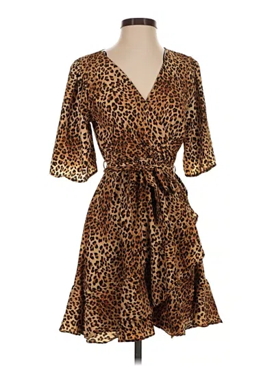 Pre-owned Miami Cocktail Dress In Brown