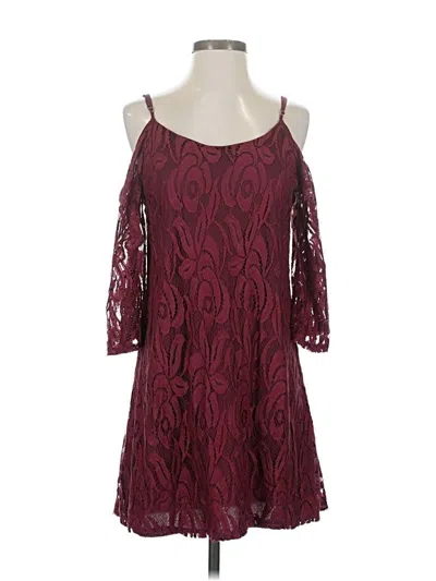 Pre-owned Miami Cocktail Dress In Burgundy