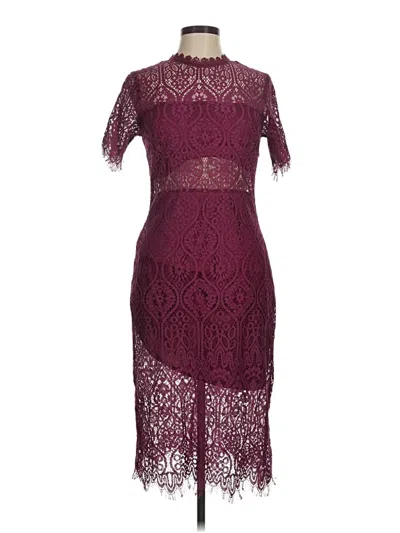 Pre-owned Miami Cocktail Dress In Burgundy