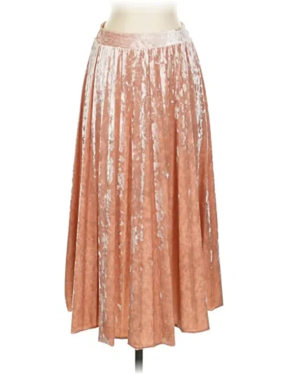 Pre-owned Miami Formal Skirt In Gold