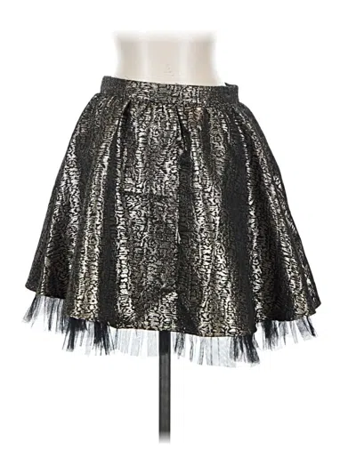 Pre-owned Miami Formal Skirt In Silver
