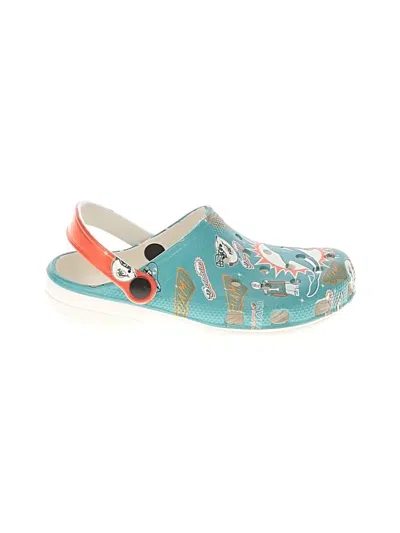 Pre-owned Miami Mule/clog In Blue