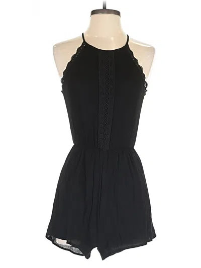 Pre-owned Miami Romper In Black