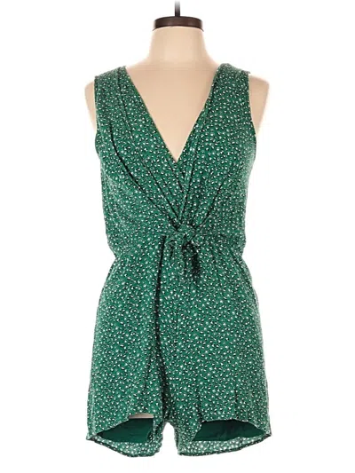 Pre-owned Miami Romper In Green