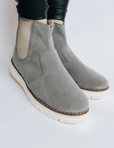 Miami Shoe Chelsea Sneaker Bootie In Grey