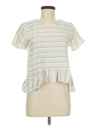 Pre-owned Miami Short Sleeve T-shirt In Ivory