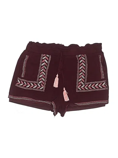 Pre-owned Miami Shorts In Burgundy