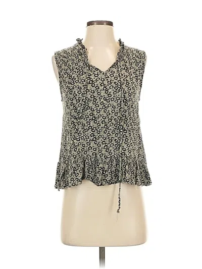 Pre-owned Miami Sleeveless Blouse In Black