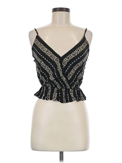 Pre-owned Miami Sleeveless Blouse In Black