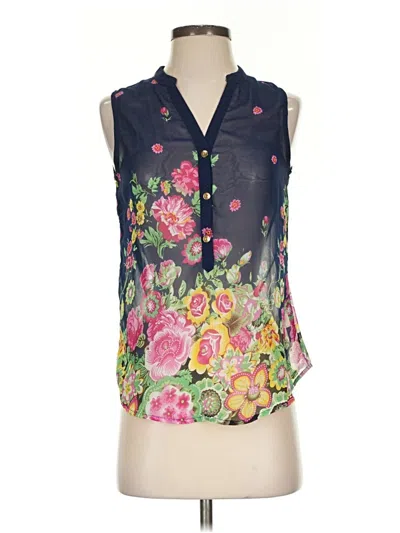 Pre-owned Miami Sleeveless Blouse In Blue