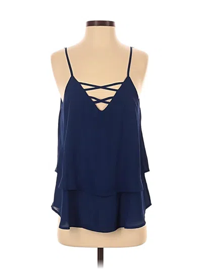 Miami Sleeveless Blouse In Blue