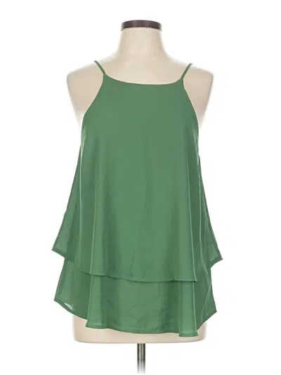 Pre-owned Miami Sleeveless Blouse In Green