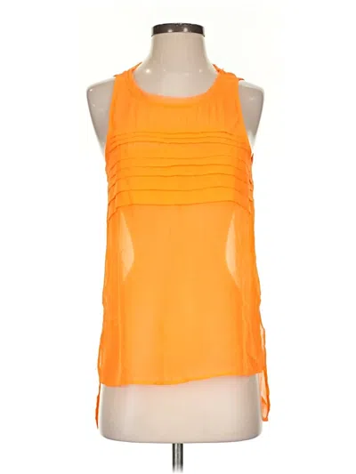 Pre-owned Miami Sleeveless Blouse In Orange