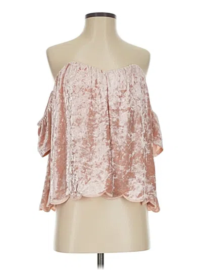 Pre-owned Miami Sleeveless Blouse In Pink