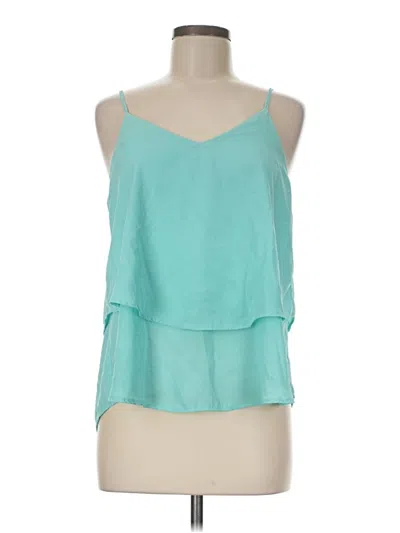 Pre-owned Miami Sleeveless Blouse In Teal