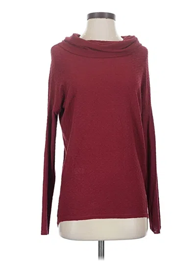 Pre-owned Miami Turtleneck Sweater In Burgundy