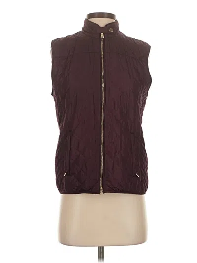 Pre-owned Miami Vest In Burgundy
