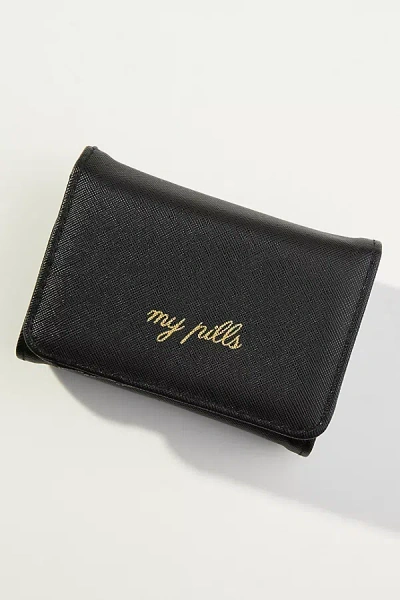 Miamica Snap Pill Case In Black