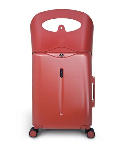 Miamily Infant Multi-functional Seatback Carry On Luggage In Maroon Red