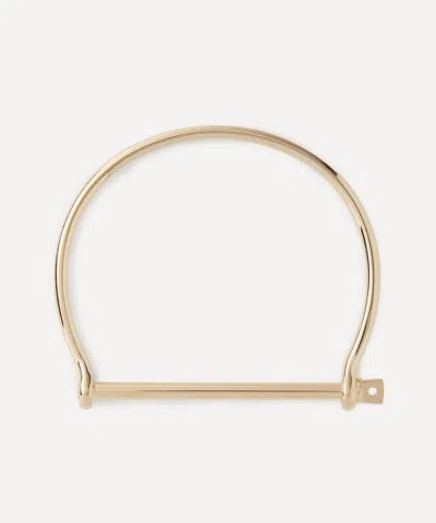 Miansai 18ct Gold-plated Thin Screw Cuff Bracelet