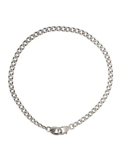 Pre-owned Miansai Annex Cuban Curb Link Bracelet, 7" In Multicolor