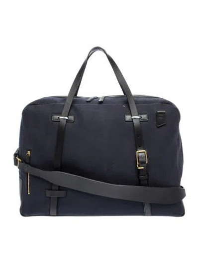 Pre-owned Miansai Canvas Briefcase In Blue