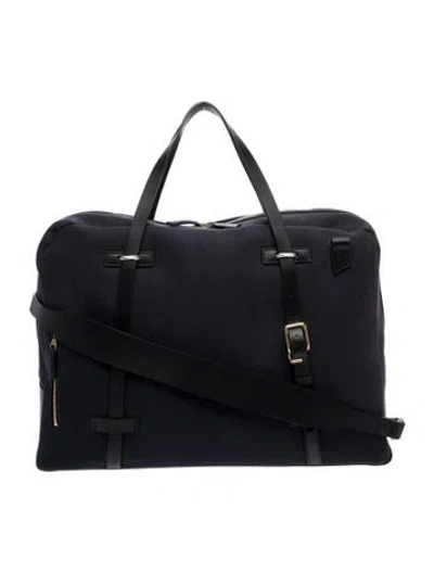 Pre-owned Miansai Canvas Briefcase In Blue