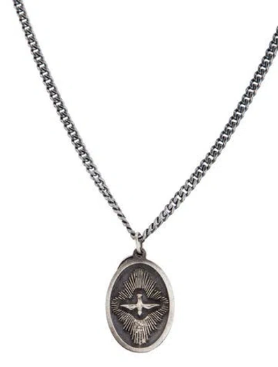 Pre-owned Miansai Dove Pendant Necklace, 24" In Multicolor