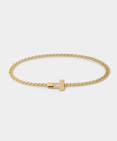 Miansai Gold Vermeil Bode Chain Bracelet In Gold