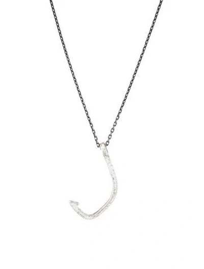Pre-owned Miansai Hook Pendant Necklace, 27" In Multicolor