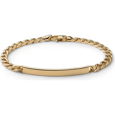 Miansai Id Chain Bracelet In Gold
