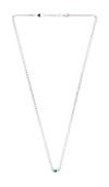 Miansai Lyra Agate Chain Necklace In Green