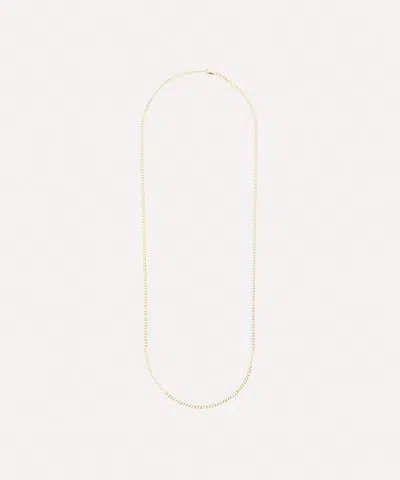 Miansai Mens 14ct Gold 2mm Cuban Chain Necklace