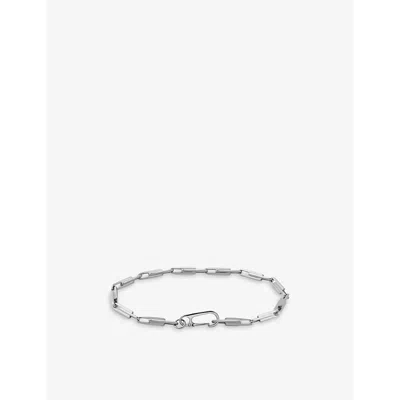 Miansai Mens Marinero Sterling-silver Chain Bracelet