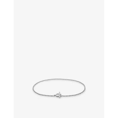 Miansai Mens Orb Ball-chain Sterling-silver Bracelet