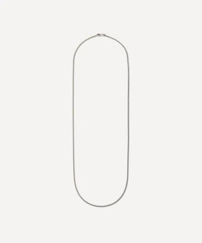 Miansai Mens Sterling Silver Mini Annex Chain Necklace