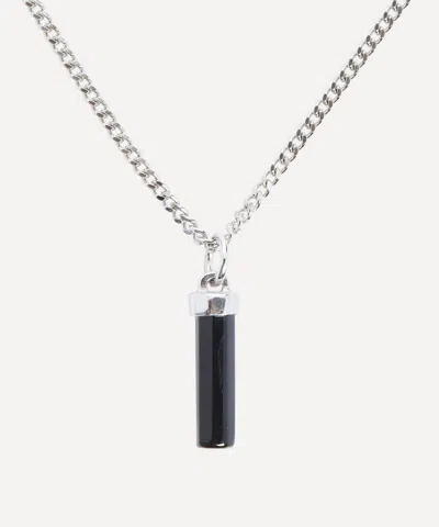 Miansai Mens Sterling Silver Remi Pendant Necklace