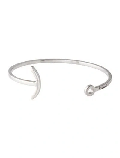 Pre-owned Miansai Mini Anchored Cuff Bracelet, 6.5" In Multicolor