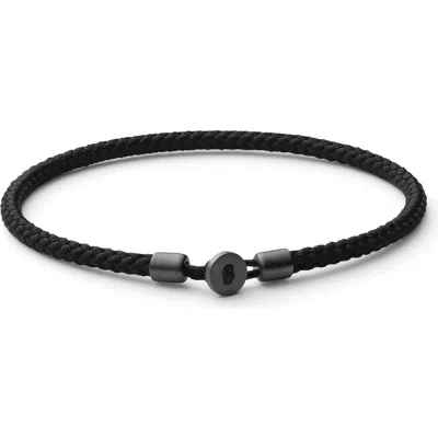 Miansai Nexus Rope Bracelet In Black