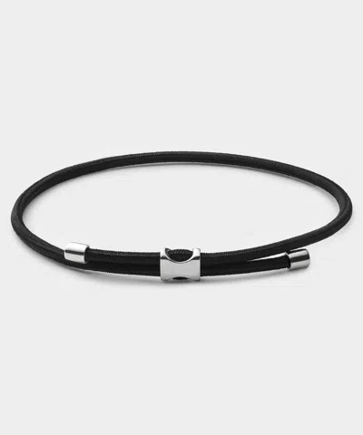 Miansai Orson Bungee Bracelet In Black In Transparent