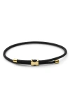 Miansai Orson Pull Bungee Rope Bracelet In Black